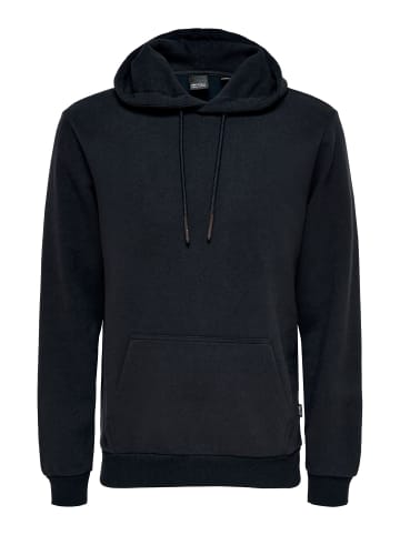 ONLY & SONS Kapuzenpullover in Dark Navy