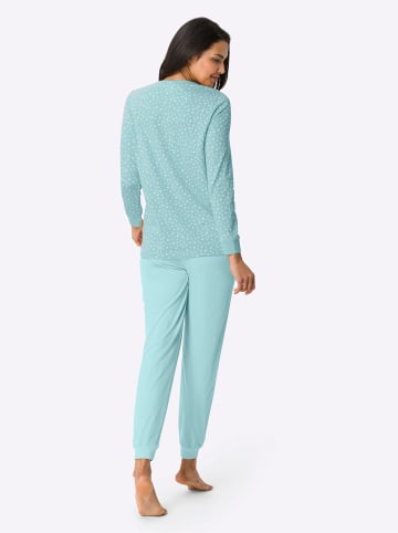 Sieh an! Schlafanzug in mint-ecru