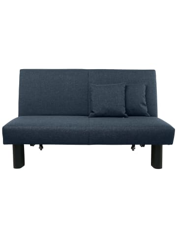 others FALTSOFA Kalomira Bezug Flachgewebe Metall schwarz / blau