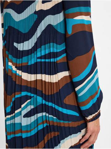 Betty Barclay Plisseekleid in aqua braun - 0001