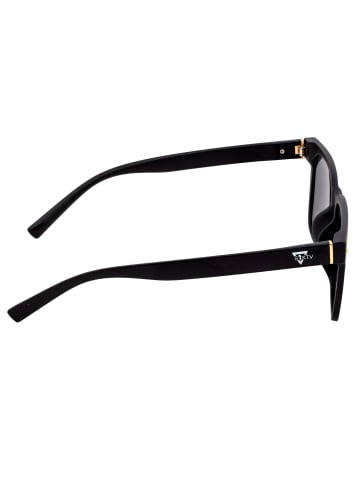 Sixty One Polarisierte Sonnenbrille "Capri" in Schwarz/Silber