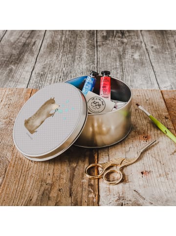 Mr. & Mrs. Panda Aufbewahrungsbox Bär Seifenblasen ohne Spruch in Grau Pastell