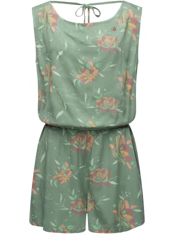ragwear Jumpsuit Zella Print in Dusty Green