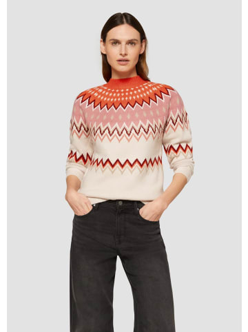 s.Oliver Strickpullover langarm in Orange