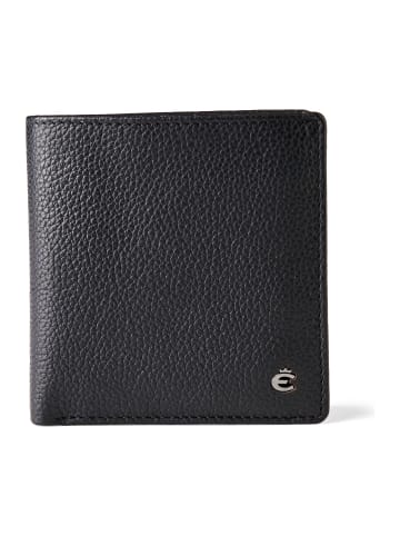 Esquire Houston Geldbörse RFID Schutz Leder 9 cm in schwarz