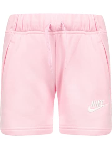 Nike Shorts in pink foam/white