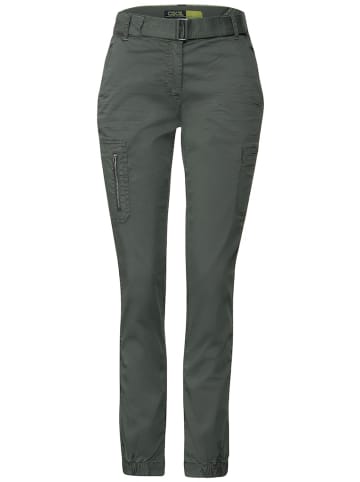 Cecil Loose Fit Cargohose in Grün