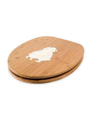 Mr. & Mrs. Panda WC Brille Eisbär Umarmen ohne Spruch in Braun