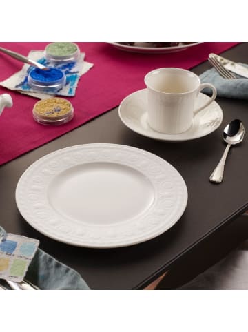 Villeroy & Boch 6er Set Frühstücksteller Cellini in ø 22 cm in weiß