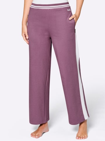 WITT WEIDEN Hose in violett-weiß