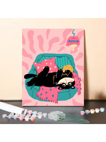 ARTNANAS DIY Malen nach Zahlen Set-"Enjoy the moment" 