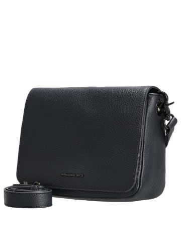 Mandarina Duck Mellow Leather - Umhängetasche 36 cm (nero) in dress blue