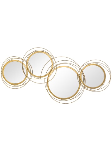 HOMCOM Wanddekoration-107L x 4B x 56H cm-Gold