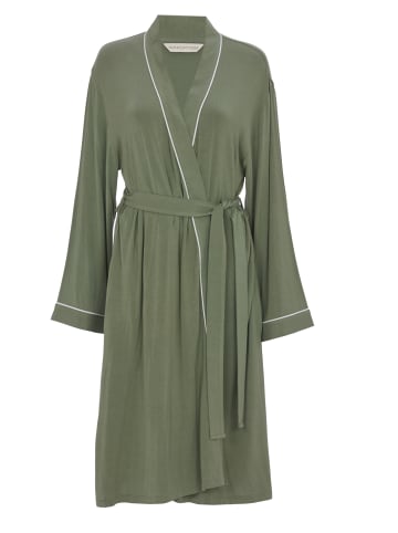 Cyberjammies Lea Womens Jersey Shorts Dressing Gown in Green
