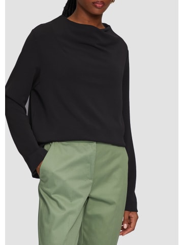 s.Oliver BLACK LABEL Sweatshirt langarm in Schwarz