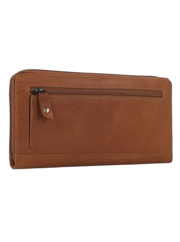 The Chesterfield Brand Nova Geldbörse RFID Schutz Leder 19 cm in cognac