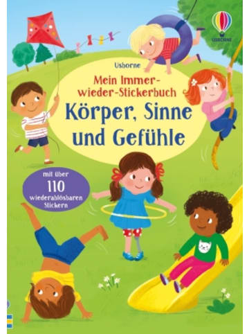 Usborn Buch - Mein Immer-wieder-Stickerbuch: Körper, Sinne und Gefühle