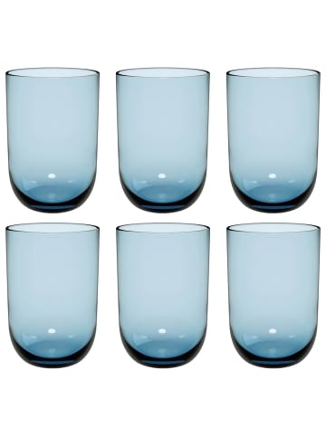 like. by Villeroy & Boch 6er Set Longdrinkbecher Like Glass 385 ml in Ice