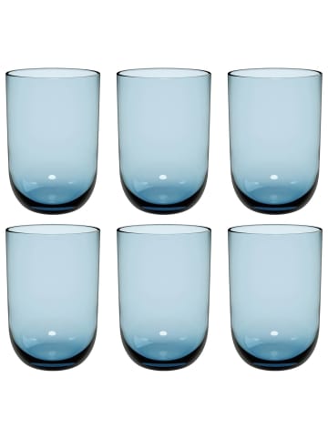 like. by Villeroy & Boch 6er Set Longdrinkbecher Like Glass 385 ml in Ice