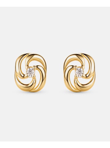 Diamant L'éternel Ohrringe aus 585 Gelbgold