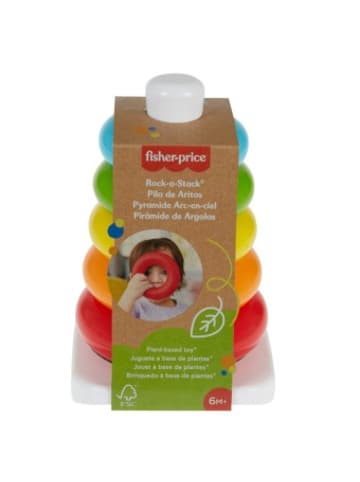 Mattel Spielzeug - Fisher-Price Eco Farbring Pyramide
