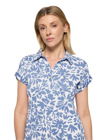 CARTOON Casual-Kleid mit überschnittenen Ärmeln in Weiß/Hellblau