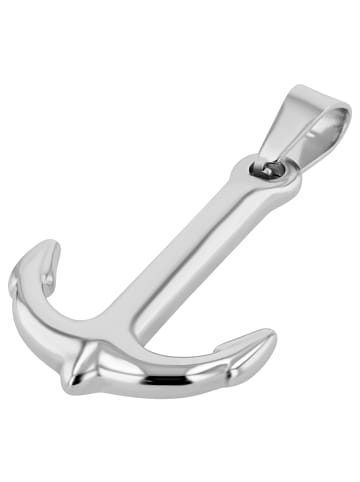 Adeliás Unisex Anhänger – Kreuzanhänger aus Edelstahl in silber