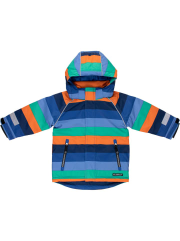 Villervalla Winterjacken Streifen in blau