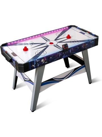 COSTWAY LED Airhockey Tisch in Blau