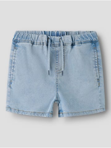 name it Shorts in Light Blue Denim
