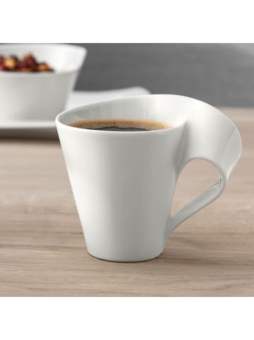 Villeroy & Boch 4er Set Becher mit Henkel NewWave 300 ml in weiß