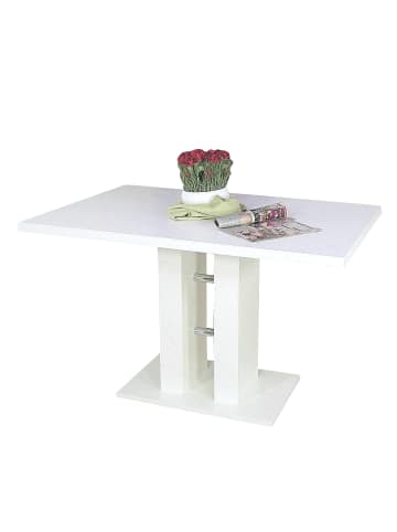 möbel-direkt Säulentisch, Breite 120 cm Alice in weiß