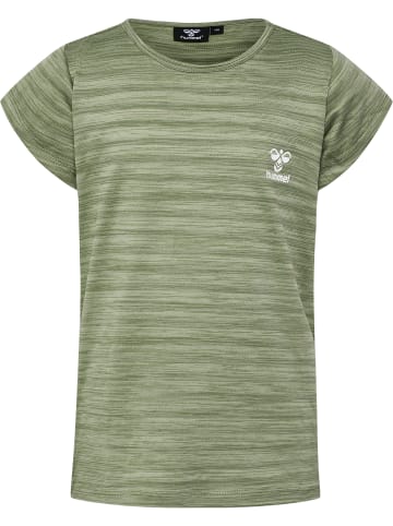 Hummel Hummel T-Shirt Hmlsutkin Multisport Mädchen Atmungsaktiv in OIL GREEN