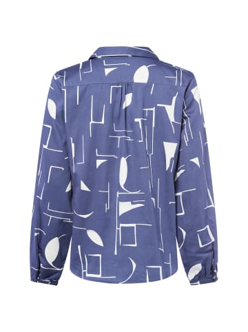 Marie Lund Blusenshirt in indigo ecru - 0006