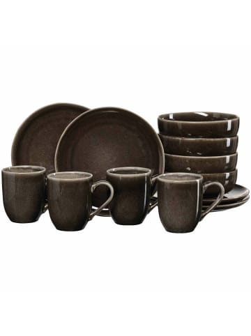 Ritzenhoff & Breker 12er Set Frühstücksset Eda braun in braun