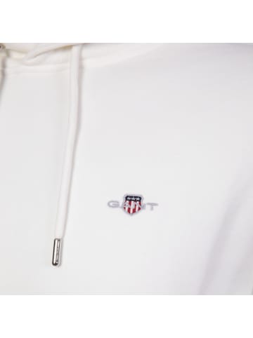 Gant Kapuzenpullover Reg Shield XT in creme