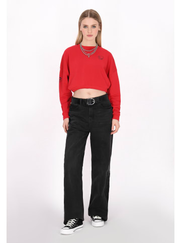myMo ROCKS Women Sweatshirt in red