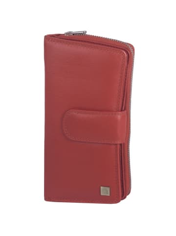 Greenburry Spongy Geldbörse Leder 18 cm red