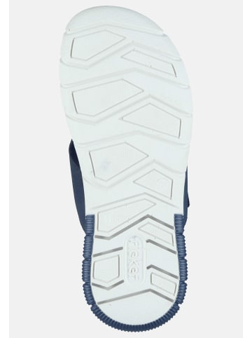 rieker Pantoletten Basic in Blau