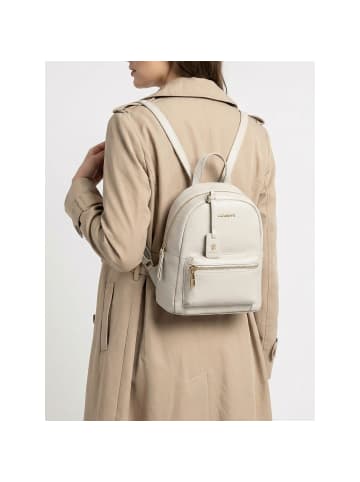 Lazarotti Bologna Leather City Rucksack Leder 27 cm in cream