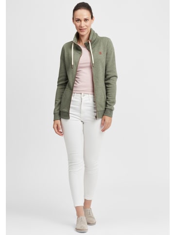 Oxmo Sweatjacke OXVicky Sweat Zip-Jacke in Grün