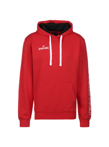 Spalding Kapuzenpullover Team II in rot / weiß