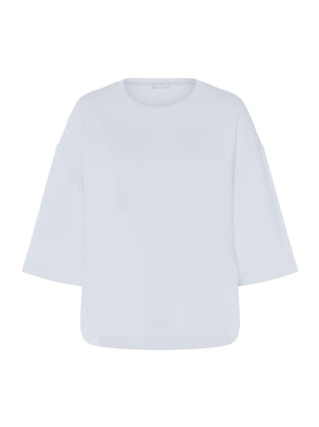 Hanro Sweatshirt Natural Living in powder blue