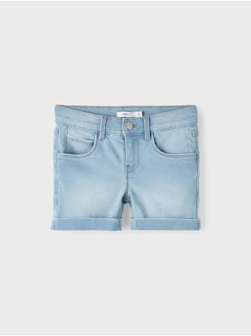 name it Slim Denim Shorts NKFSALLI in Hellblau