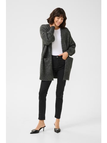 Kaffe Strickjacke KAtrina in Black Oyster Melange