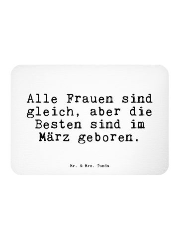 Mr. & Mrs. Panda magnet Alle Frauen sind gleich,... mit Spruch in Weiß