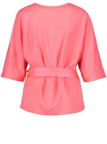 TAIFUN Bluse 3/4 Arm in Neon Pink