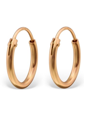 Bungsa Ohrstecker in Rosegold