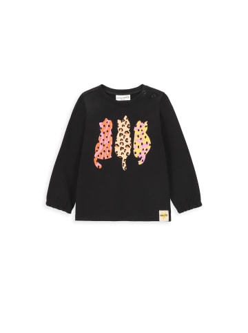 Coccodrillo T-shirt mit langen Ärmeln in schwarz