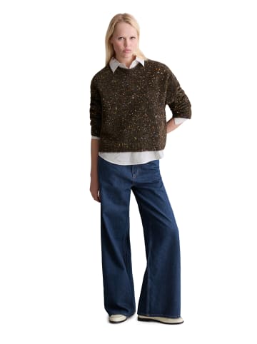 Marc O'Polo DENIM Bouclé-Pullover oversize in Black Espresso